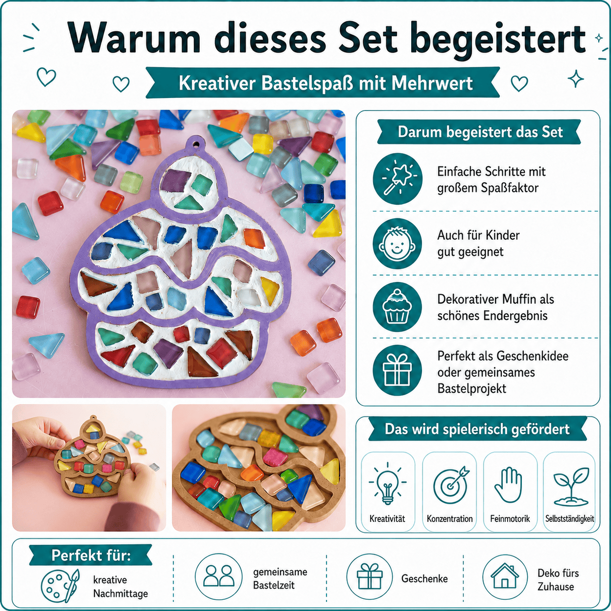Mosaik Set -Muffin