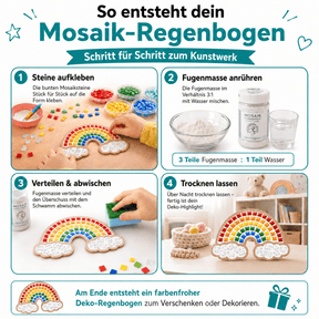 Mosaik Set - Regenbogen