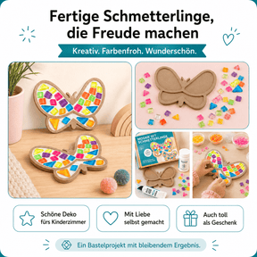 Mosaik Set - 2 x Schmetterlinge