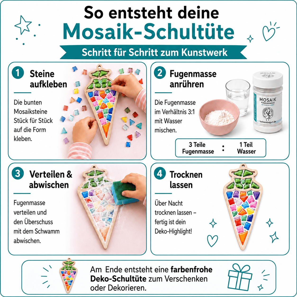Mosaik Set - Schultüte