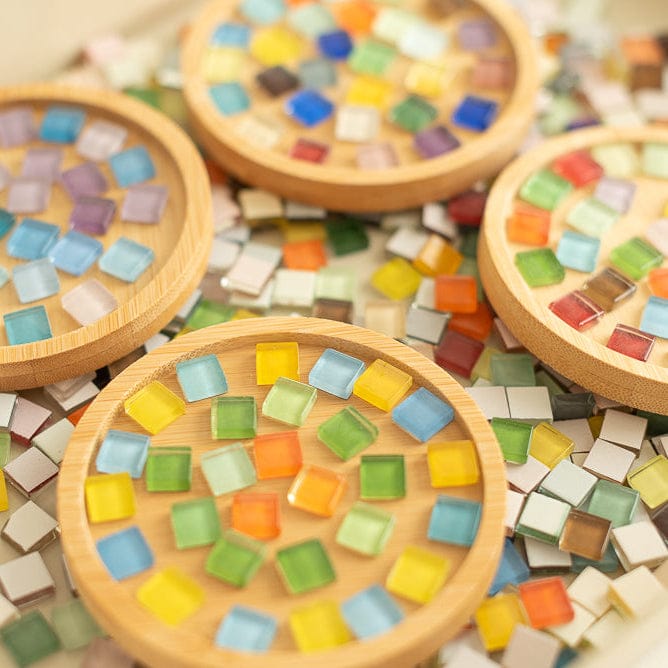Mosaik Bastel-Set - 4 Mosaik Untersetzer