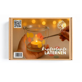 Glaslaterne - Konfetti Kreativ-Set
