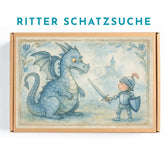 Ritter Activity Box - Schatzsuche und Mitgebsel für 10 Kinder