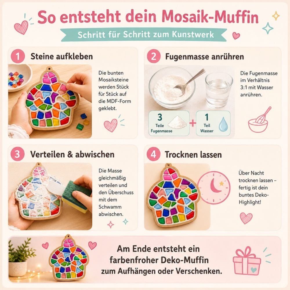 Mosaik Set -Muffin