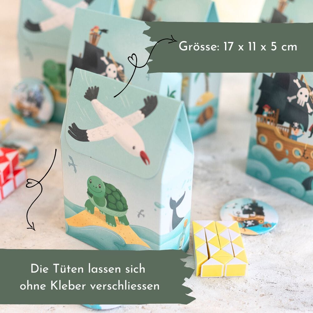 Mitgebseltütchen Pirat 10 Stück