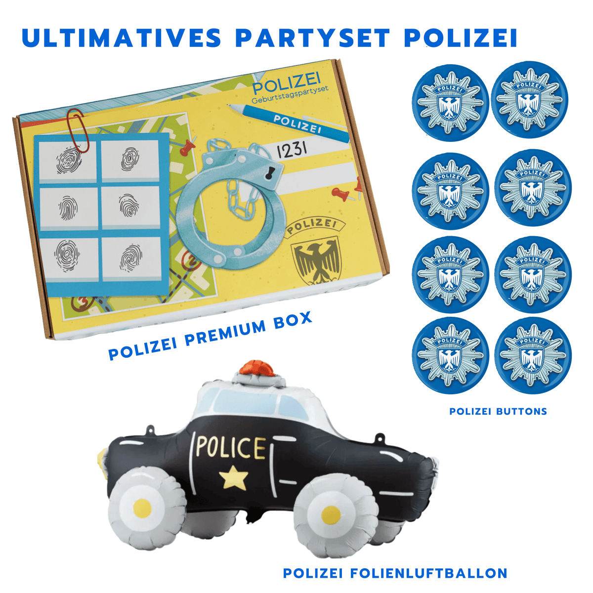 Ultimatives Polizei Partyset