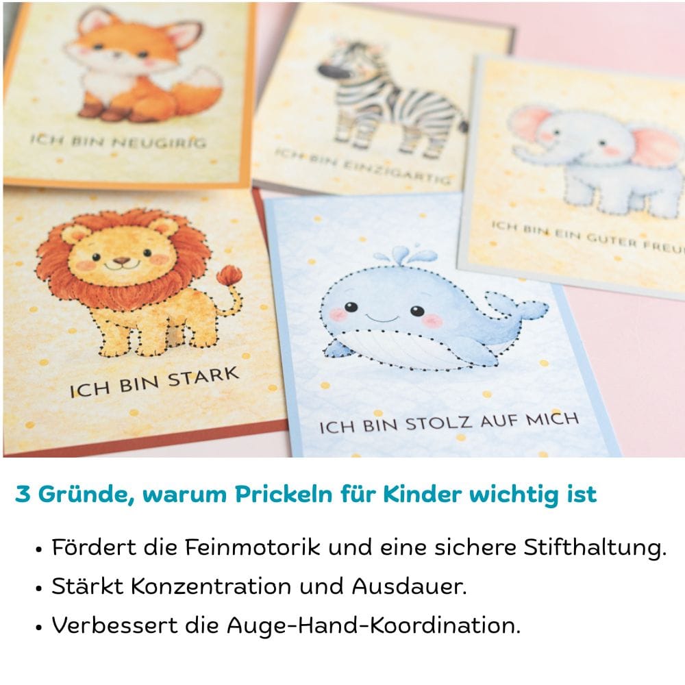 Affirmationskarten – Prickel-Set