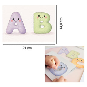 Prickel-Set  ABC - zur Einschulung