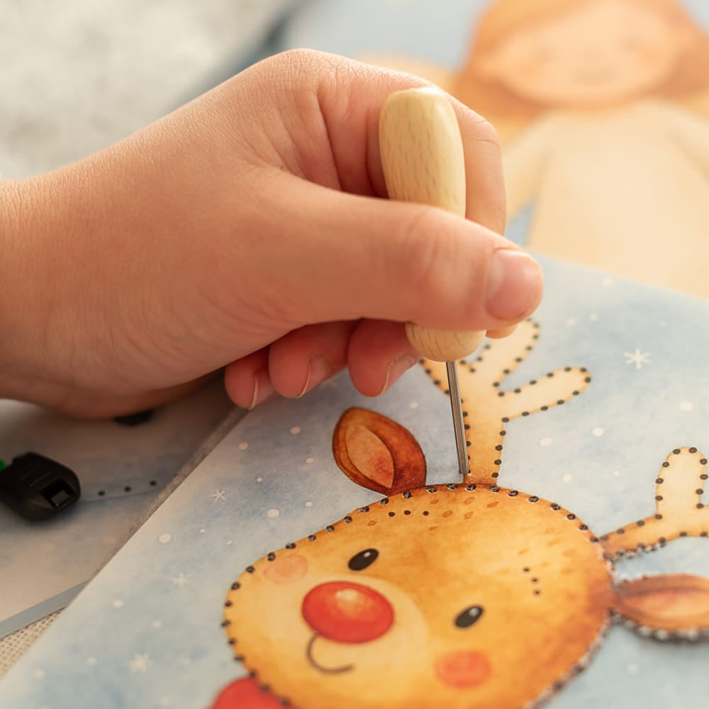 Grosse Weihnachts-Bastelbox für viele kreative Stunden