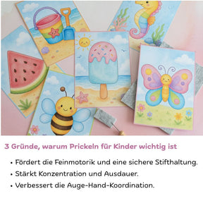 Prickelset für Kinder Sommer