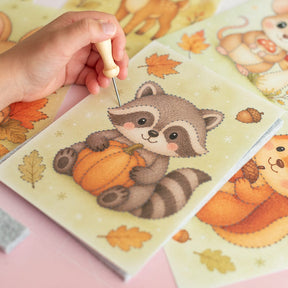 Prickelset für Kinder - Waldtiere