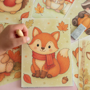 Prickelset für Kinder - Waldtiere