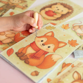 Prickelset für Kinder - Waldtiere