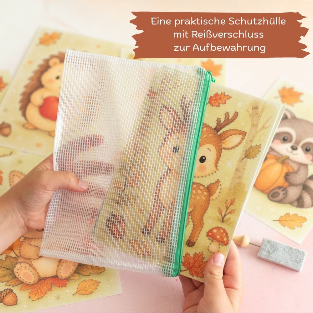 Prickelset für Kinder - Waldtiere