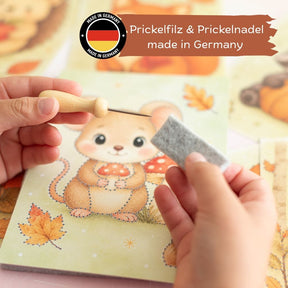 Prickelset für Kinder - Waldtiere