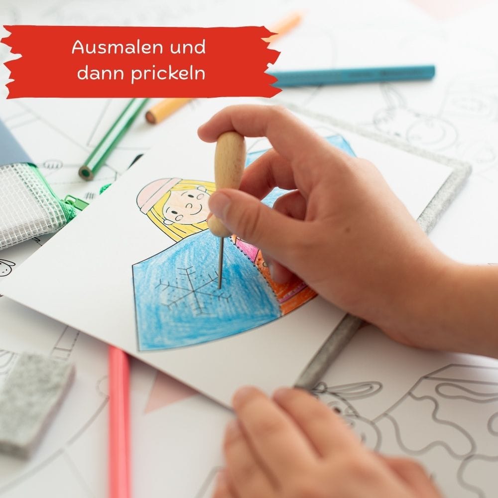 Prickelset Weihnachtskrippe