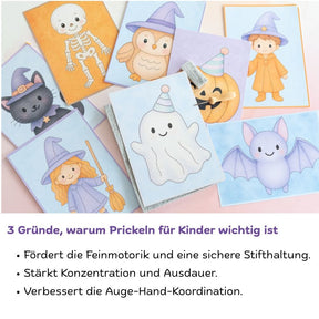 Prickelset für Kinder Halloween