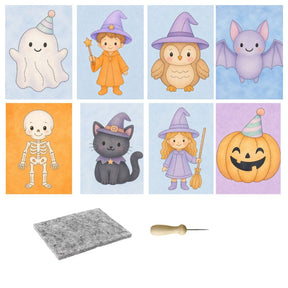 Prickelset für Kinder Halloween