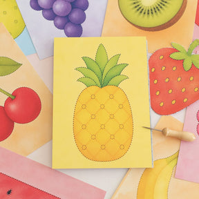 Prickelset für Kinder Obstteller