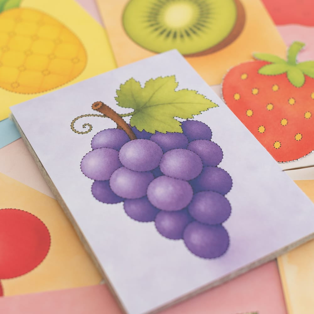 Prickelset für Kinder Obstteller