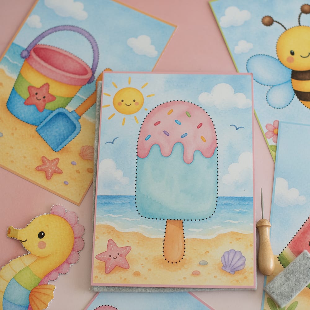 Prickelset für Kinder Sommer