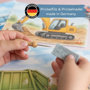 Prickelset für Kinder Fahrzeuge