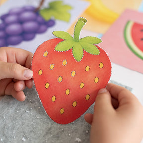 Prickelset für Kinder Obstteller