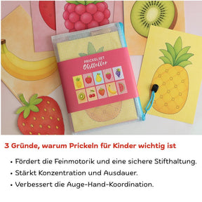 Prickelset für Kinder Obstteller