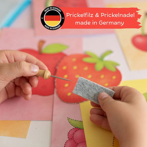 Prickelset für Kinder Obstteller