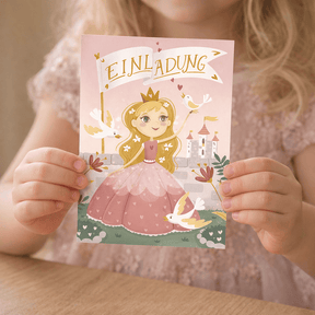Prinzessinnen Einladung- 10 Stück