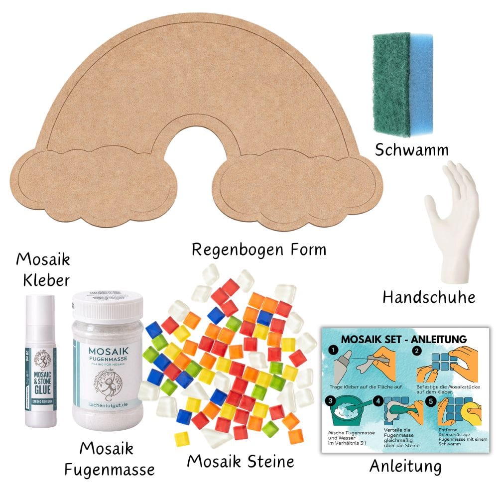 Mosaik Set - Regenbogen