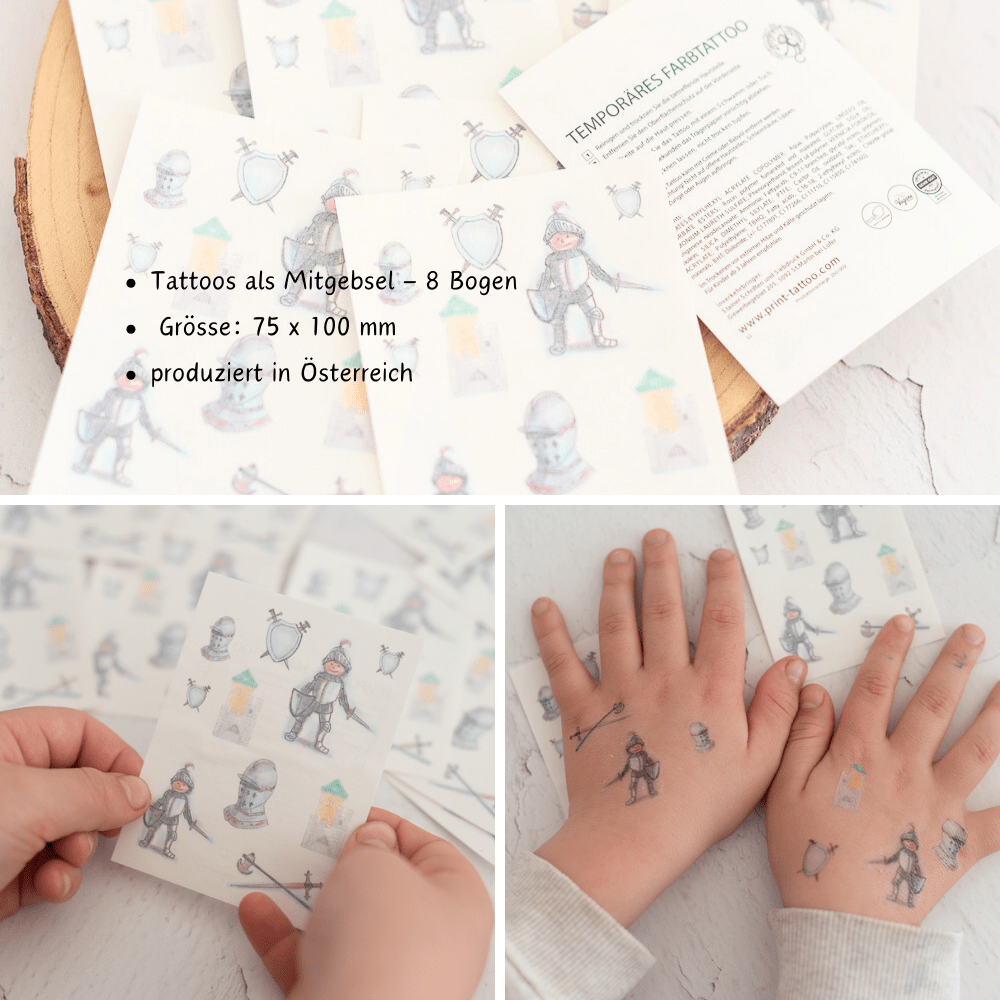Ritter Activity Box - Schatzsuche und Mitgebsel für 10 Kinder