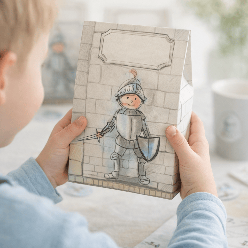 Mitgebseltütchen Ritter - 10 Stück