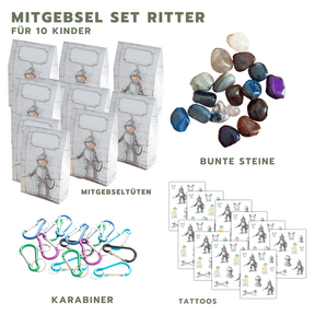 Ritter Mitgebsel Set für 10 Kinder