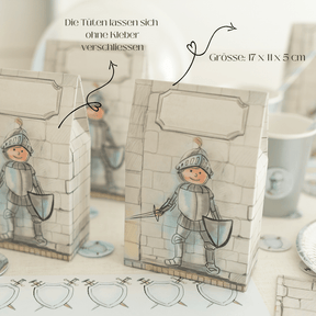 Mitgebseltütchen Ritter - 10 Stück