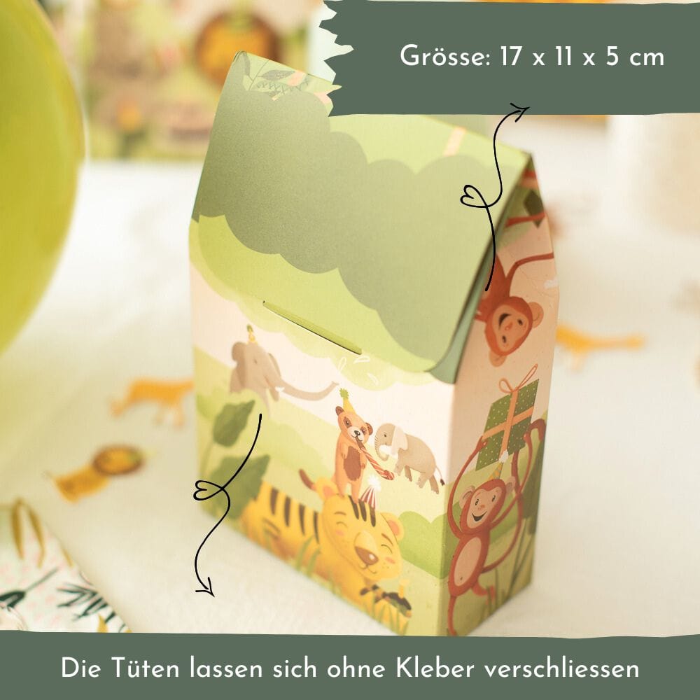 Mitgebseltütchen Safari 10 Stück