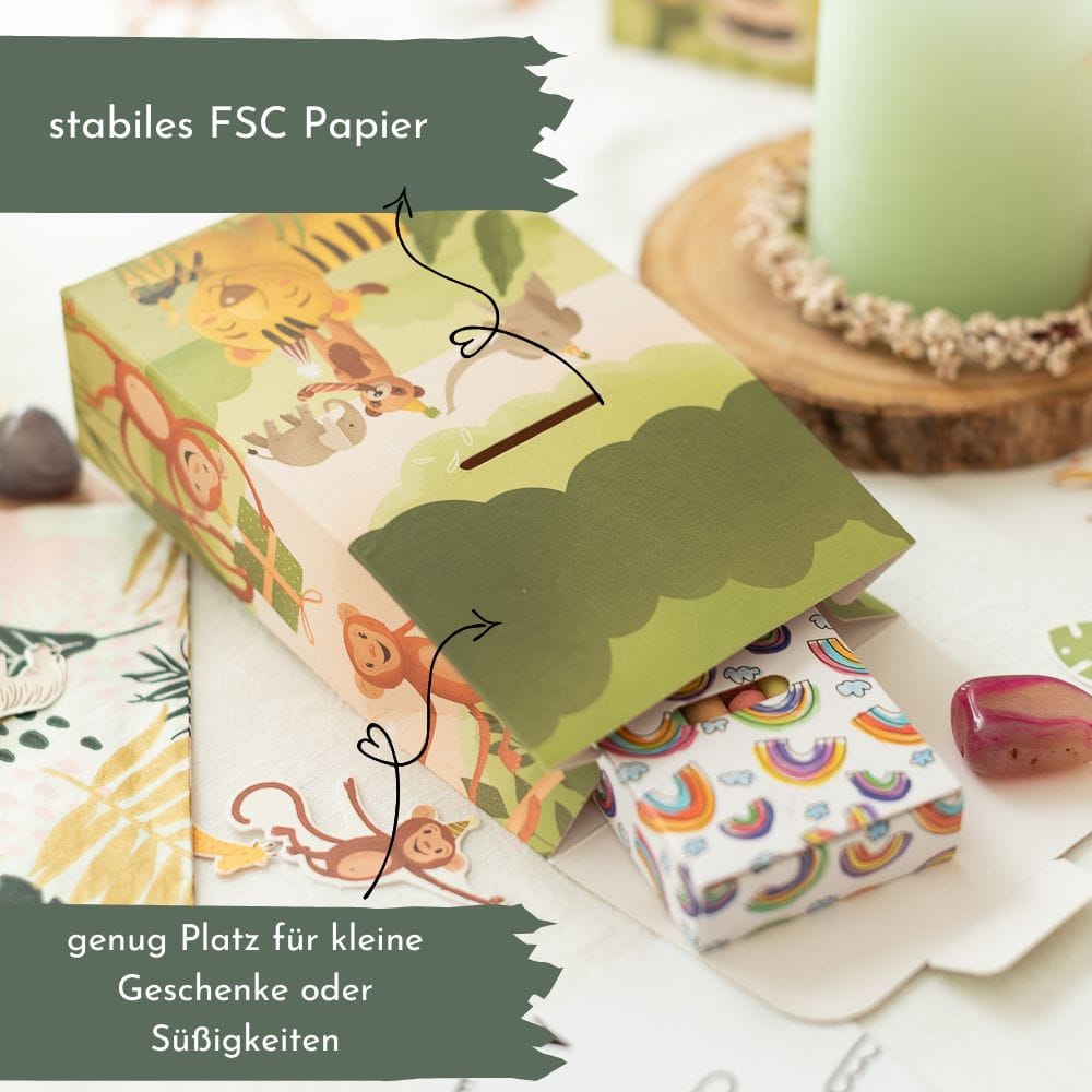 Mitgebseltütchen Safari 10 Stück