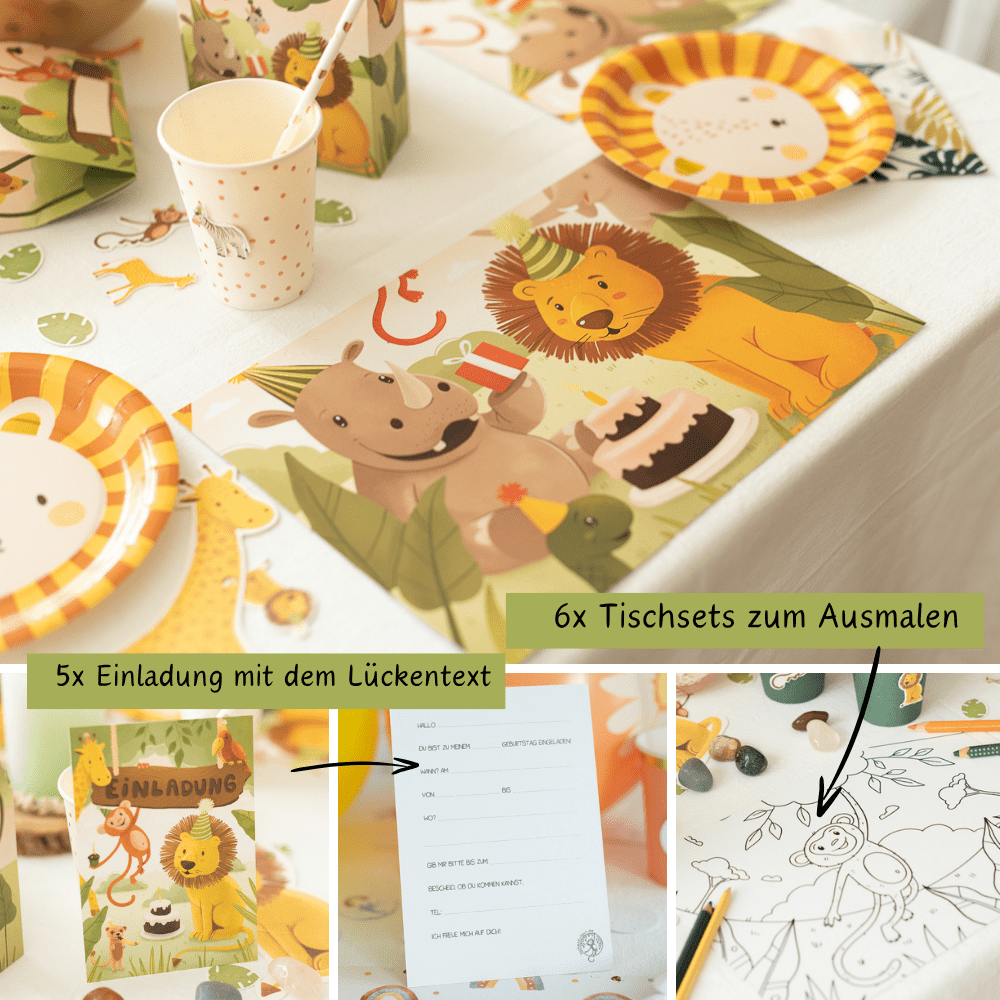 Mottobox - Safari Geburtstag