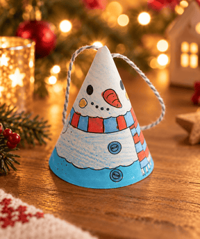 Bastelbogen Weihnachten Engel & Schneemann Download