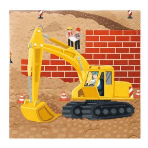 Baustellen Servietten