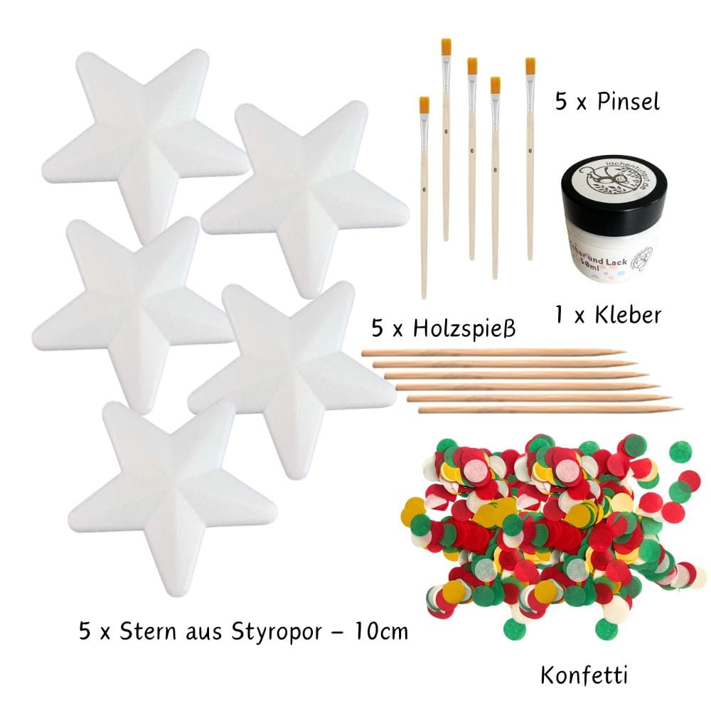 Bastelset - Weihnachtssterne