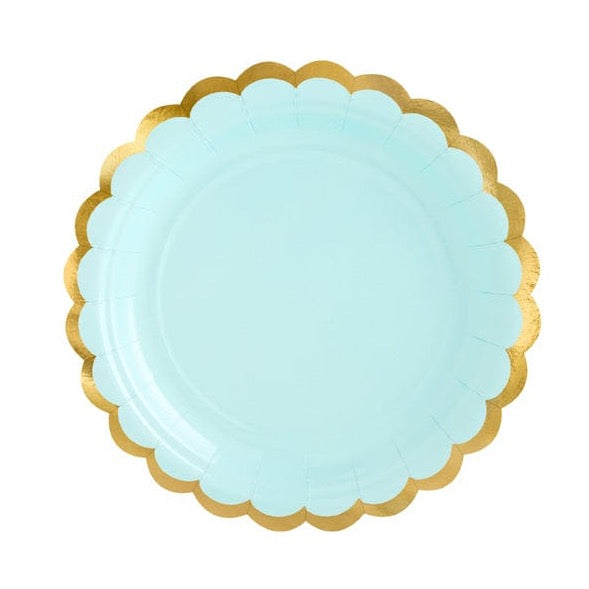 Teller mint, 18 cm - 6 Stück