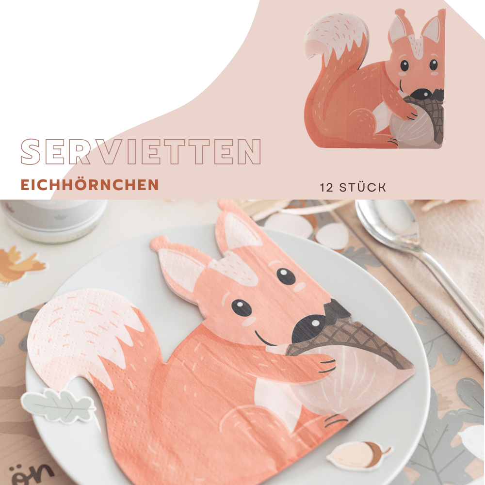 Servietten Eichhörnchen