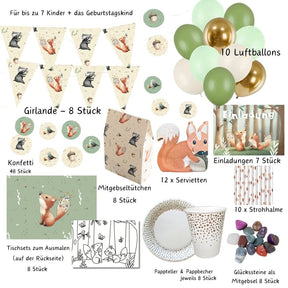 Mottobox - Waldtier-Geburtstag