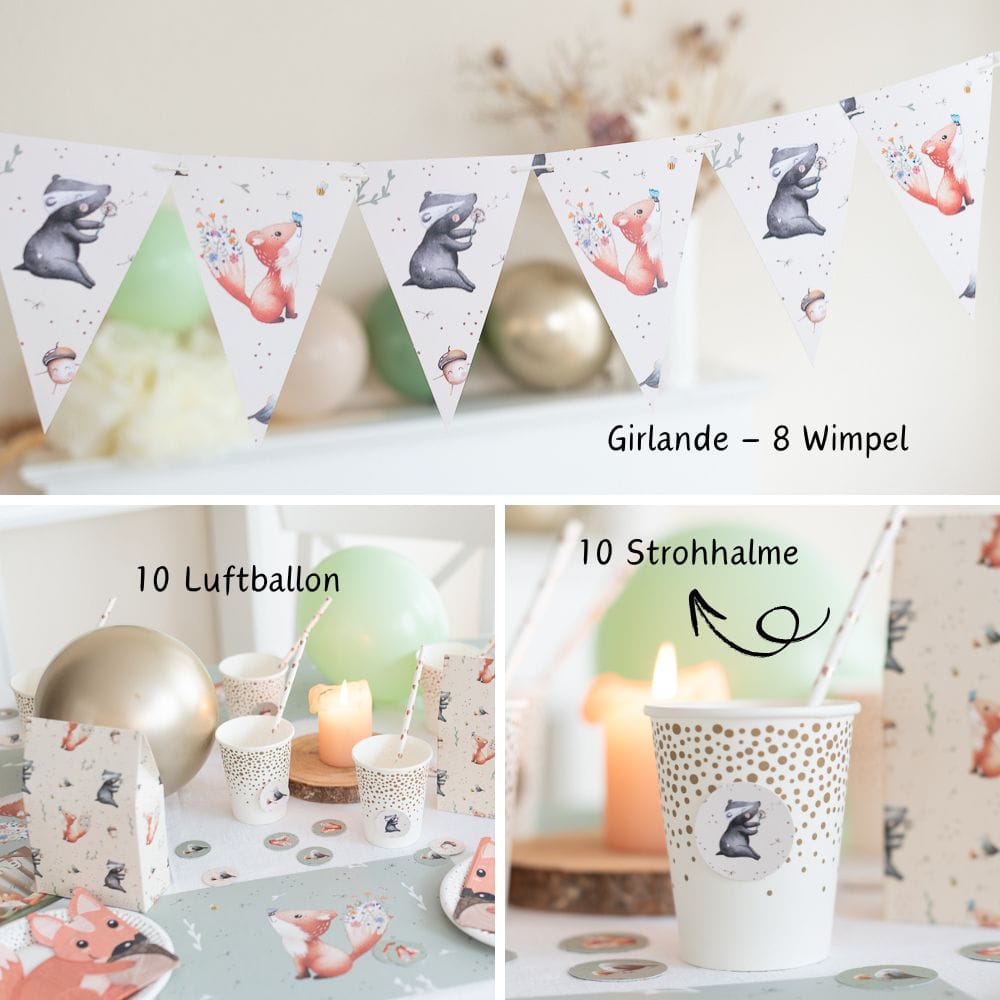 Mottobox - Waldtier-Geburtstag