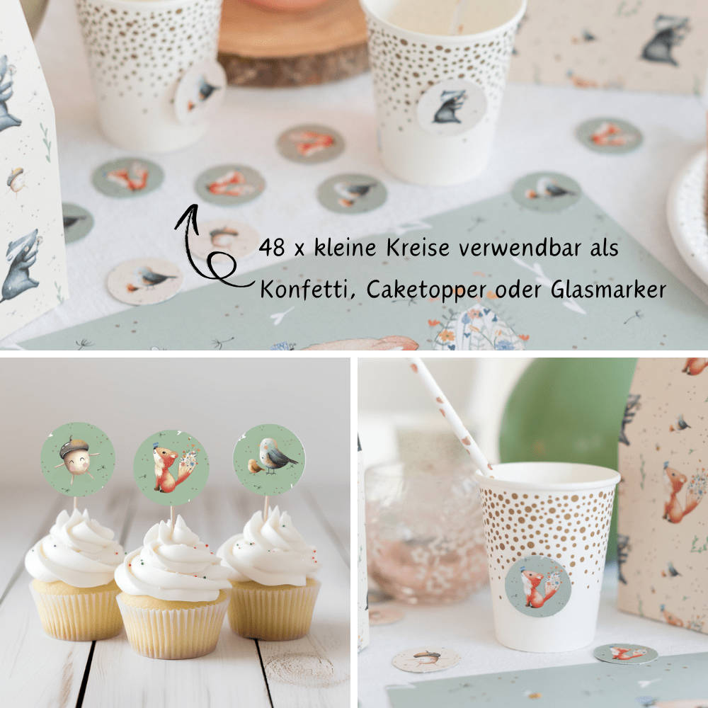Mottobox - Waldtier-Geburtstag