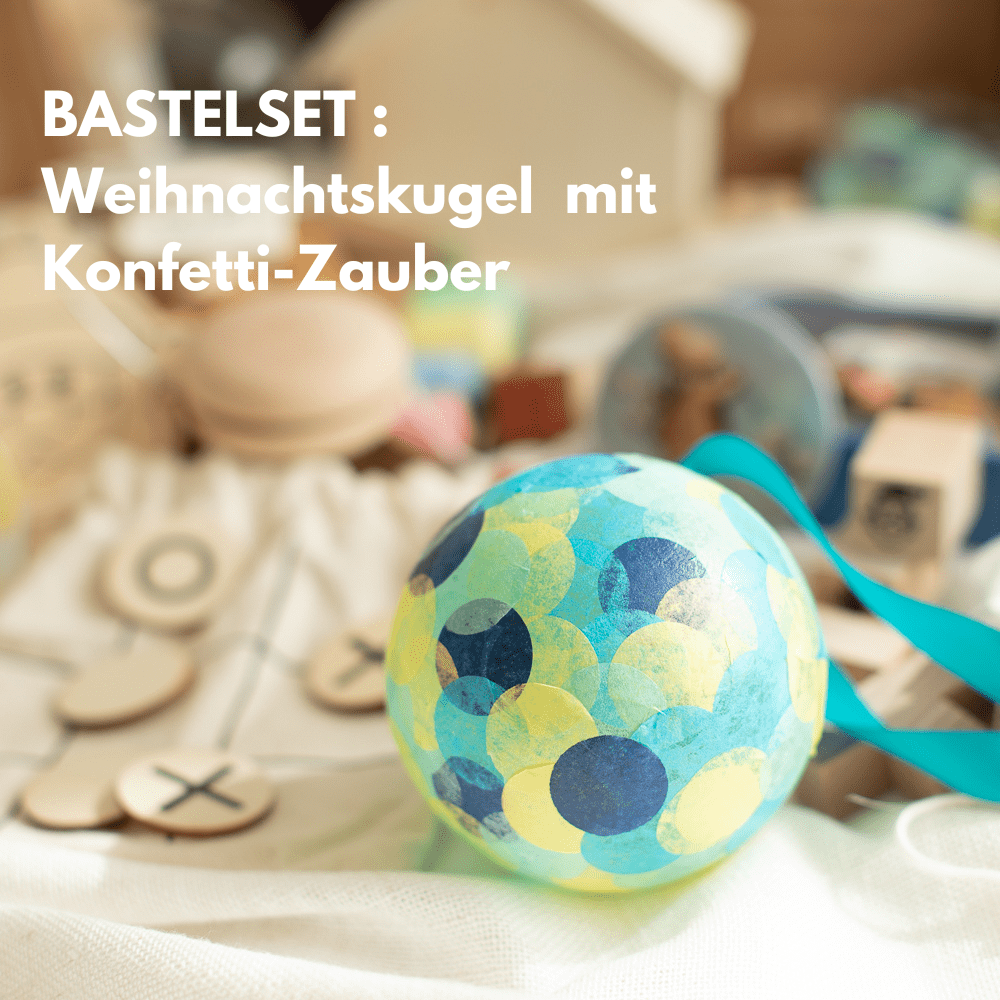 Weihnachtskugel - Konfetti Kreativ-Set
