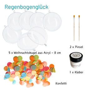 Weihnachtskugel - Konfetti Kreativ-Set