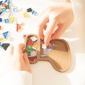 Mosaik-Set für 2 Kinder -„Weihnachts Socke“