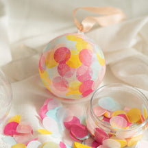 Weihnachtskugel - Konfetti Kreativ-Set